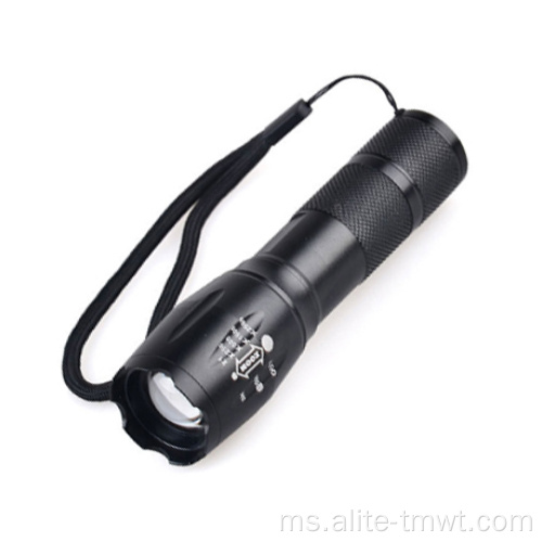 Lampu LED Torch 5 Modres yang boleh dicas semula